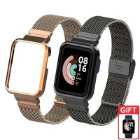 สายนาฬิกาข้อมือ สเตนเลส โลหะ สําหรับ Xiaomi Mi Watch Lite / Redmi Watch 2 Lite / Redmi Watch 3 【QYUE】