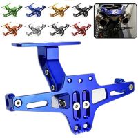 ♈ Universal Motorcycle Aluminum License Plate Holder Bracket FOR KAWASAKI Z750 Z800 NINJA 250 ABS NINJA 650 FOR YAMAHA TMAX 500