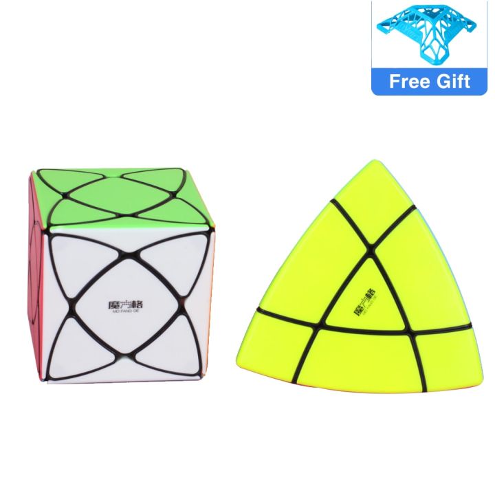 qiyi-super-ivy-speed-cube-mofangge-corner-mastermorphix-cube-triangle-pyramid-magic-cube-gear-shape-educational-toys-puzzle-brain-teasers