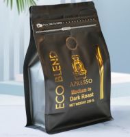 WF เมล็ดกาแฟคั่ว Eco blend เกรดพรีเมี่ยม 250 กรัม กาแฟคั่วกลางเข้ม