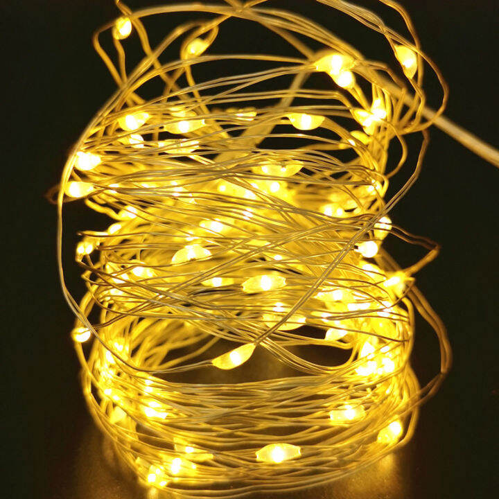 10pcs-copper-wire-led-string-lights-fairy-garland-christmas-lights-outdoor-home-room-lamp-wedding-holiday-decor-battery-powered