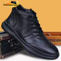 leather shoe รองเท้าผ้าหนังผู้ชาย รองเท้าผ้าใบหนัง รองเท้าหนังชาย รองเท้าสีดำ