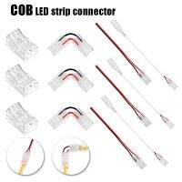 [Hot K] แถบไฟ LED COB สำหรับต่อฝาครอบกันฝุ่น3ชิ้น,2pin ต่อพ่วงไร้ที่ติไร้ไร้รอยต่อสำหรับไฟแถบไฟ LED กว้าง8/10มม.