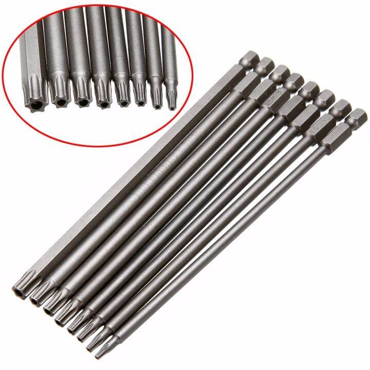 cw-8pcs-magnetic-torx-screwdriver-bit-set-150mm-electric-screwdrier-tools-t8-t10-t15-t20-t25-t27-t30-t40