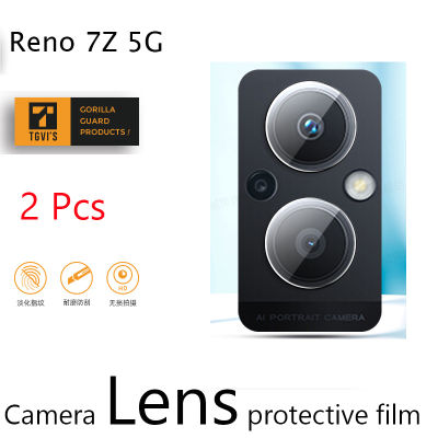 2 Pcs ฟิล์มเลนส์สำหรับ Reno 8 Z Pro 5G/Reno 7 Z Pro 5G/OPPO  A96/A76/A95/A54/A74 (4G&amp;5G)/A94/OPPO A93/A15/S Anti-Scratch กระจกเทมเปอร์กลับเต็มรูปแบบเลนส์กล้องถ่ายรูปฟิล์มป้องกันสำหรับ Oppo ตัวปกป้องกล้องถ่ายรูป