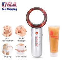 3 In 1 Ultrasonic Cavitation Machine Weight Loss Microcurrent EMS Body Slimming Massager Fat Burner Cream Gel