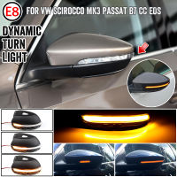 สำหรับ VW P Assat B7 CC J Etta MK6ด้วง S Cirocco แบบไดนามิกกระจกตัวบ่งชี้ไฟกระพริบกระจกมองข้างไหล LED เปิดสัญญาณไฟ