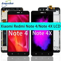 New 5.5" Original LCD For Xiaomi Redmi Note 4 Global Version Snapdragon 625 Display Touch Screen Digitizer Note 4X With Frame Projector Screens