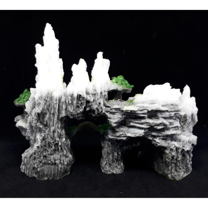 sale-หน้าผาหินจำลอง-เรซิ่น-ใช้ตกแต่งตู้ปลา-resin-aquarium-decoration