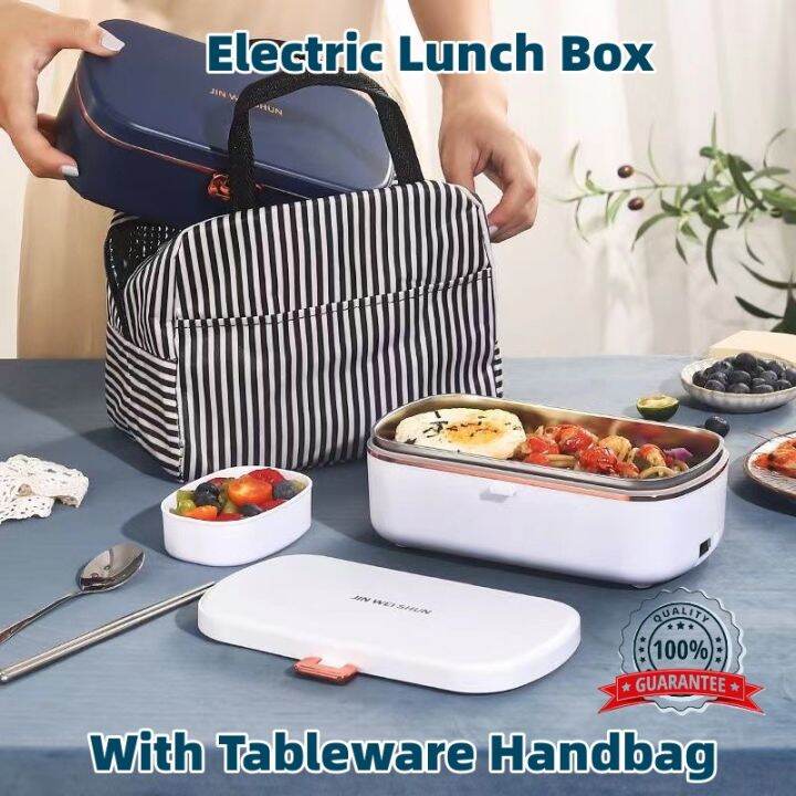 【COD】 Electric Lunch Box Heater 1L Bento Box With Storage Bag Portable