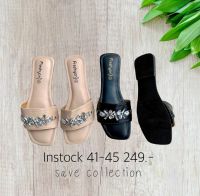 รองเท้าแตะผู้หญิงไซส์ 41-45 Diamond sandals