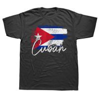 Cuba Vintage Flag Cuban Pride T Shirts Graphic Cotton Streetwear Short Sleeve Birthday Gifts Summer Style T-shirt Mens Clothing XS-6XL
