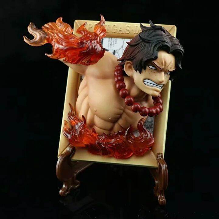 anime-ace-luffy-sabo-3d-photo-frame-ornaments-action-figure-home-decorations-pvc-collection-model-kids-toys-gift