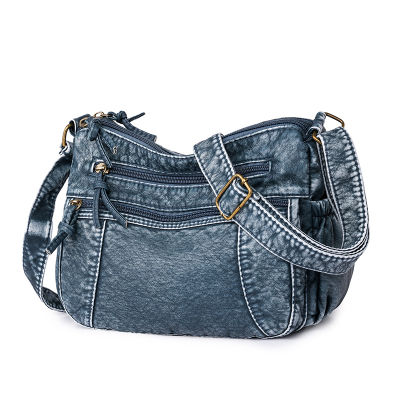 Washed Leather Womens Bag 2023 Urban Simple Shoulder Large Capacity Lady Crossbody Pu Soft Surface Fashion Mom Bag 2023