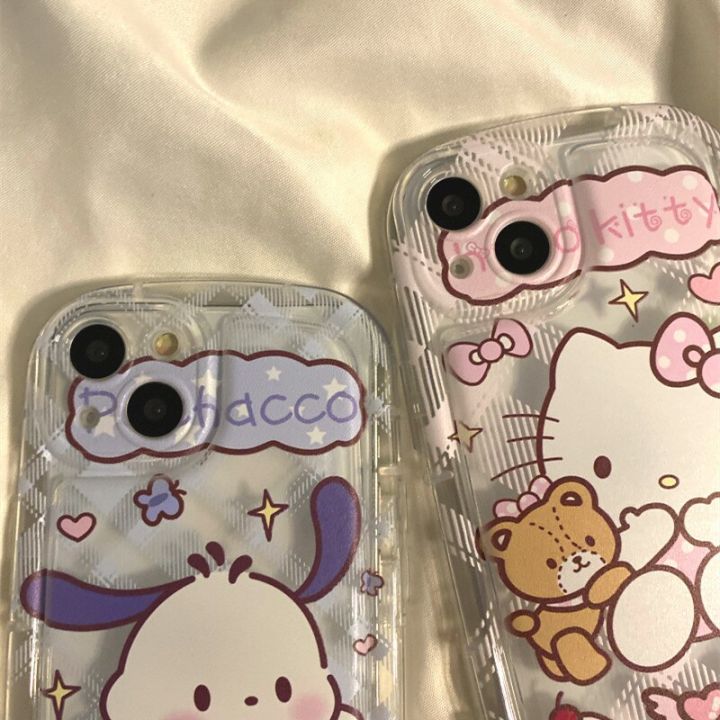 การ์ตูนน่ารัก-sanrio-pochacco-hello-kitty-case-สำหรับ-iphone-14pro-max-apple-13-case-11-ใหม่-12-drop-proof