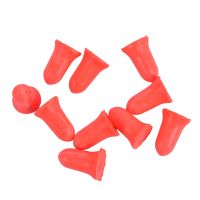 2/20 Pcs Soft Anti-Noise Ear Plug Waterproof Swimming Silicone Swim Earplugs For Adult Children Swimmers Diving red color Accessories Accessories