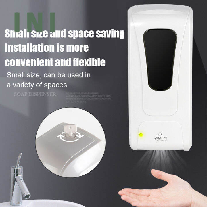 INI Automatic Soap Dispenser Touchless Wall Mounted Motion Sensor Smart