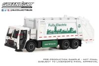 GreenLight 1:64 2021 M ack LR Electric Rear Loader Refuse Truck Alloy toy cars Metal Diecast Model Vehicles For Children