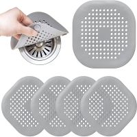 1Pc Hair Filter Sink Drain Strainer Anti-blocking Floor Drain Stopper Silicone Kitchen Bathtub Deodorant Plug Bathroom Products