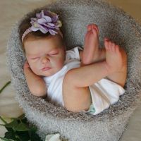 50 CM 3D-Paint With Visible Veins Soft Silicone Reborn Girl Baby Doll Toy Like Real 20 Inch Sleeping Alive Kids Dress Up Boneca