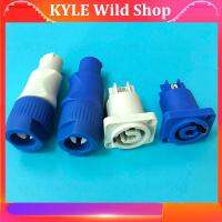 KYLE Wild Shop 3pin Powercon Xlr Connector Lockable Cable male female Chass Socket for Electric Lighting Power adapter