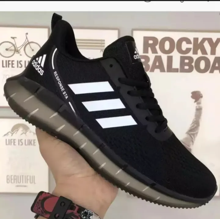 darse cuenta Asombrosamente silencio New arrival adidass zoom running shoes black sport shoes for men with box |  Lazada PH