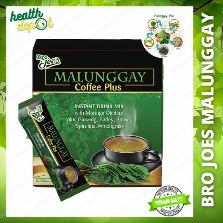 Health Depot Bro Joe's Malunggay Coffee Plus Drink Mix Moringga Leaves