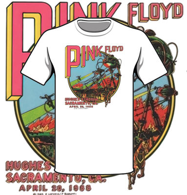 เสื้อวง Pink Floyd Hughes Stadium 1988