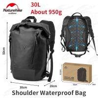 Naturehike New TPU 30L Outdoor Waterproof Backpack Large Capacity Ultralight 950G Hiking Swimming Bag With Drainage System IPX6