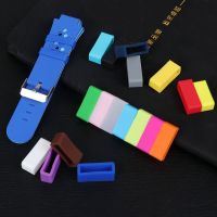 ：》《{ 2PCS Candy Color Soft Silicone Watch Strap Loops 12 14 16 18 19 20 21 22 24 26 Watchband Ruer Ring Loop Wristband Clasp Holder