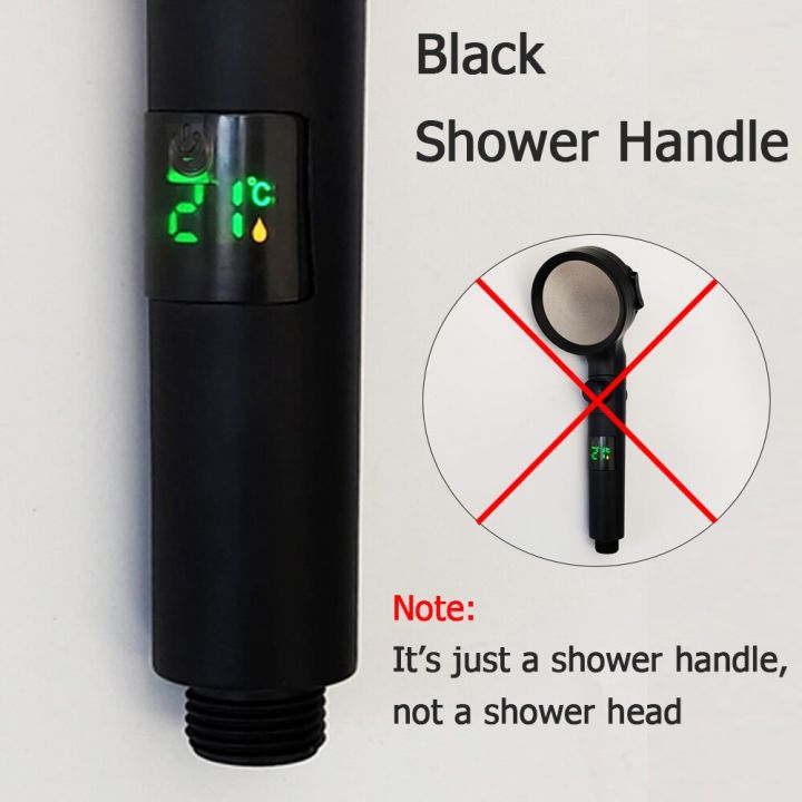 หัวฝักบัวอาบน้ำแบบดิจิตอลอุณหภูมิสูง-อุปกรณ์ในห้องน้ำสำหรับเปลี่ยนฝักบัวสายฝนแรงดันสูง
