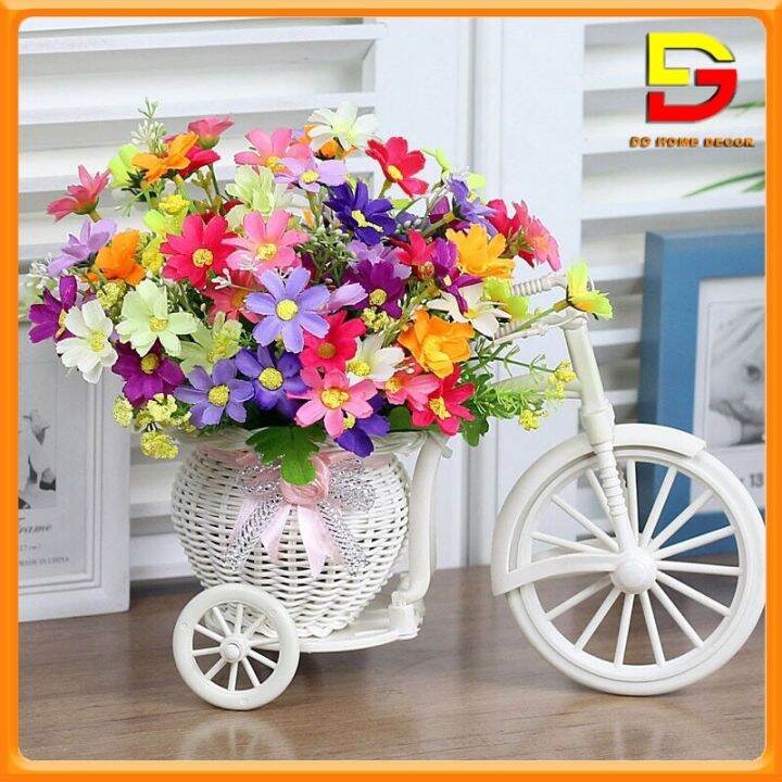 Giỏ Hoa Để Bàn Hình Xe Đạp Độc Đáo Nhiều Mẫu Hoa Giả Decor Tuyệt Đẹp Trang Trí Nhà Cửa DG-76 | Lazada.vn Giỏ Hoa Để Bàn Hình Xe Đạp Độc Đáo Nhiều Mẫu Hoa Giả Decor Tuyệt Đẹp Trang Trí Nhà Cửa Dg-76 | Lazada.Vn