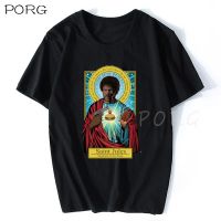 Saint Jules Pulp Fiction T Shirt Quentin Tarantino T Shirts Short Sleeve Streetwear Black Shirt 3Xl Droshipping