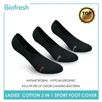 Biofresh Men's Antimicrobial Five Toe Ankle Sports Socks