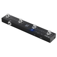 M-VAVE ช็อกโกแลต MIDI BT Wireless MIDI Controller แบบชาร์จไฟได้4ปุ่มแบบพกพา MIDI Foot Controller Pedal APP Control