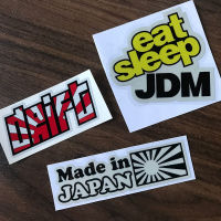 JDM สติ๊กเกอร์สะท้อนแสงติดมอเตอร์ไซค์,รูปลอกติดรถยนต์