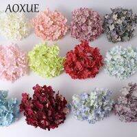 【DT】 hot  Simulation 13 colors 11 branches big hydrangea flower head home decoration hydrangea DIY handmade hydrangeas wedding fake flower