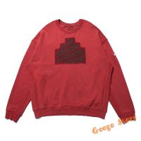 Classic Embroidery Cav Empt C.E Hoodies Men Women Spring Autumn Pullover Cotton Red Wine O-Neck All-match CAVEMPT Sweatshirts