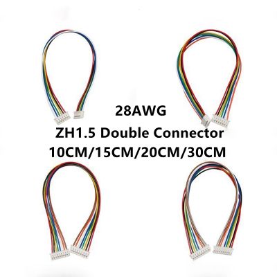 【CW】 10PCS ZH1.5 Wire Cable 1.5MM pitch 2P 4P 5P 6P 7P 8P 28AWG  End 10CM/15CM/20CM/30CM