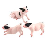 Pig Figurines Realistic Farm Pig Figure Model Figurine Toy Safe And Exquisite Farm Animal FigurinesFor Early Education Party Home Decoration Model Ornament adorable