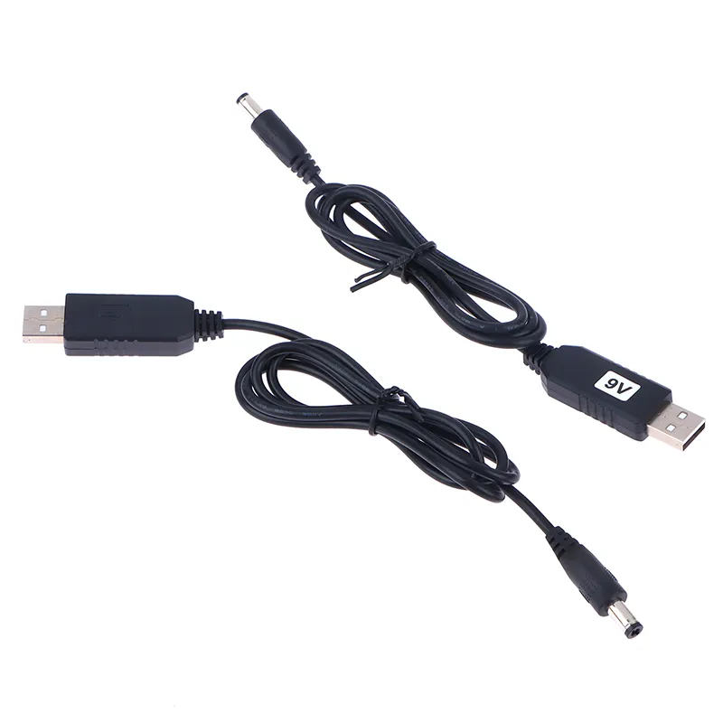 jiaoxing USB Power Boost Line DC 5V to DC 9V 12V Step UP Module USB  Converter Adapter Cable2.1x5.5mm Male Connector