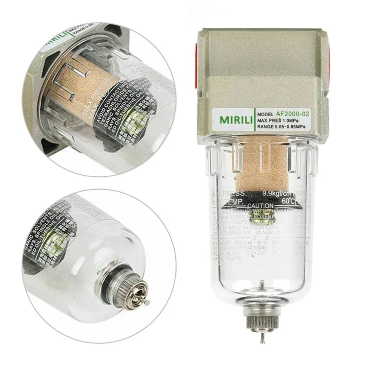 OKDEALS AF200002 Air Processor Compressor Spray Paint Tool Water