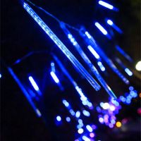 30/50cm Meteor Shower Rain String Lights Christmas Tree Garland Decorations for Street Outdoor Decor New Year Navidad Waterproof