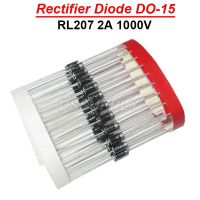 100PCS 2A 1000V RL207 Rectifier Diode DO-15Electrical Circuitry Parts