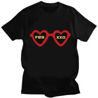 เสื้อยืดพิมพ์ลายนักร้อง FID Ferxxo สำหรับทุกเพศ90S แร็ปเปอร์ผู้ชายผู้หญิงผ้าฝ้ายฤดูร้อนท็อปส์ซูคอรอบใหม่ราคาถูกขายส่งตลกเสื้อยืดผู้ชายสไตล์ป๊อป Unisex Xs-3xl