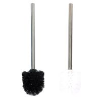 Stainless Steel Toilet Brush No Dead Corners Household Wash Toilet Cleaning Soft Bristle Creative Bathroom Accessories