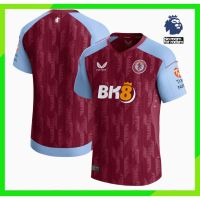 ﹍ เสื้อเชิ้ต ลายทีมชาติฟุตบอล Aston Villa 2023 2024 ชุดเหย้า