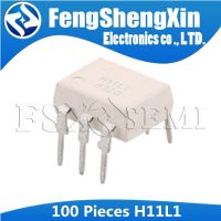 100pcs/lot  H11L1 DIP-6 H11L1M 6-pin dip optoisolators logic output IC WATTY Electronics