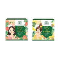 แป้งฝุ่นโปร่งแสง เดอ ลีฟ ทานาคา ดูโอ ทรานซ์ลูเซนท์ ลูซ พาวเดอร์ 15กรัม De Leaf Thanaka Duo Go Translucent Loose Powder