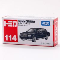 Takara Tomy Tomica 1:70ยานพาหนะดายแคสโลหะสีดำในศตวรรษที่โตโยต้ารถรุ่นใหม่ไม่มี #114